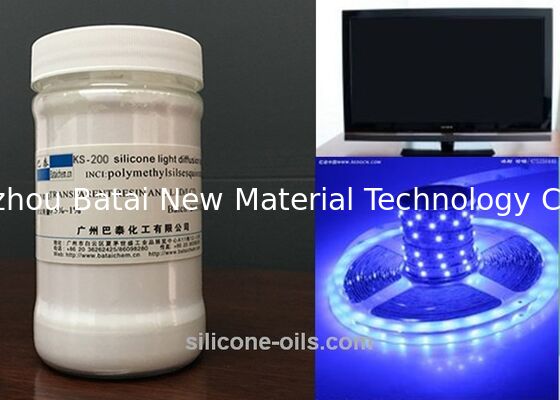 산업용 빛 확산 물질 KS-200: 우수한 빛 균일성을 위해> 92% 높은 송출도를 달성