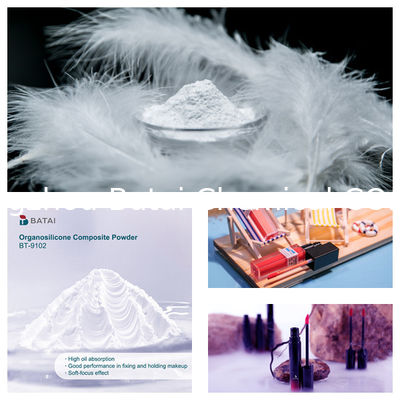 비닐 디메티콘/메티콘 실스스키오잔 크로스 폴리머 BT-9102 오르가노실리콘 복합 분말 고체 흰 분말 8.0 ~ 12.0μm 화장품용