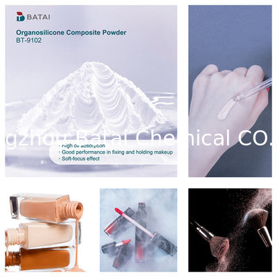 비닐 디메티콘/메티콘 실스스키오잔 크로스 폴리머 BT-9102 오르가노실리콘 복합 분말 고체 흰 분말 8.0 ~ 12.0μm 화장품용