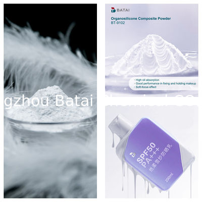 비닐 디메티콘/메티콘 실스스키오잔 크로스 폴리머 BT-9102 오르가노실리콘 복합 분말 고체 흰 분말 8.0 ~ 12.0μm 화장품용