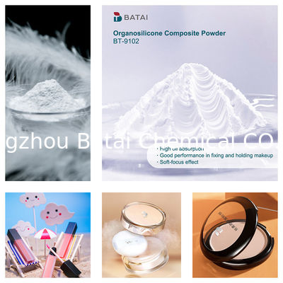 비닐 디메티콘/메티콘 실스스키오잔 크로스 폴리머 BT-9102 오르가노실리콘 복합 분말 고체 흰 분말 8.0 ~ 12.0μm 화장품용