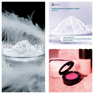 비닐 디메티콘/메티콘 실스스키오잔 크로스 폴리머 BT-9102 오르가노실리콘 복합 분말 고체 흰 분말 8.0 ~ 12.0μm 화장품용