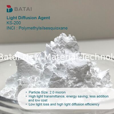 산업용 빛 확산 물질 KS-200: 우수한 빛 균일성을 위해> 92% 높은 송출도를 달성