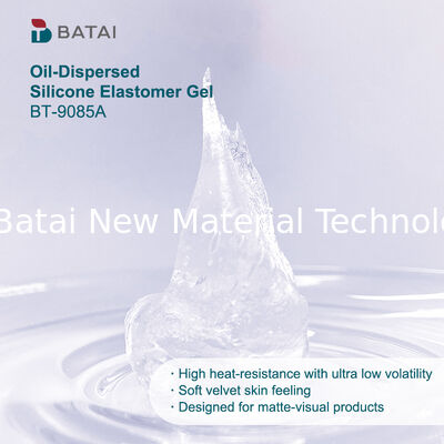 D5-Free Silicone Elastomer Gel with Matte Finish Non-Volatile Formula and Soft-Focus Blurring Effect for Lip Mud